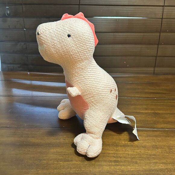 Pillowfort Pink Plush Dinosaur Throw Pillow - Picture 1 of 4